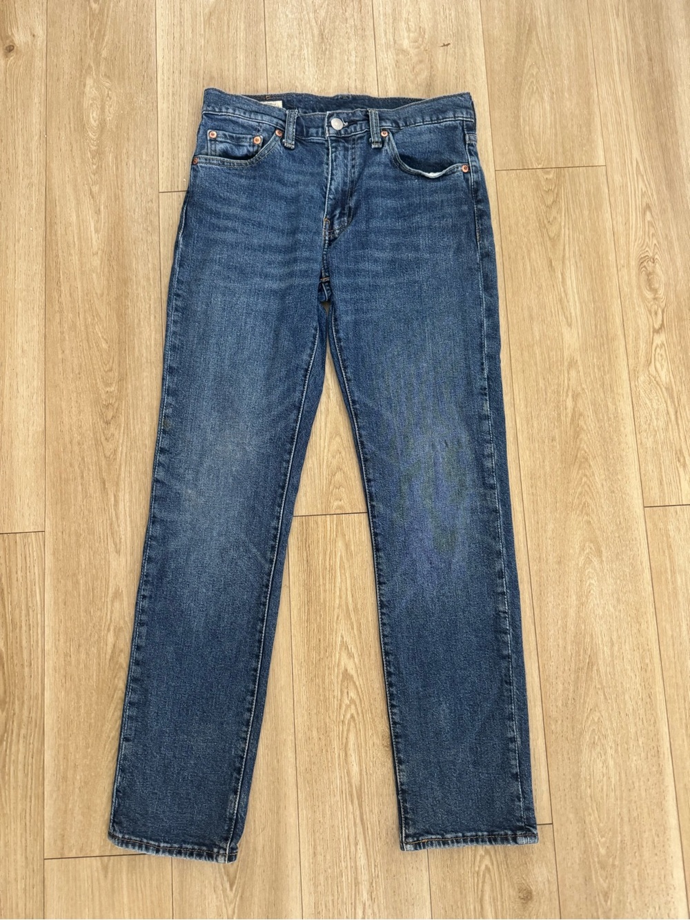 Levi’s Men's Dark Blue Straight Jeans